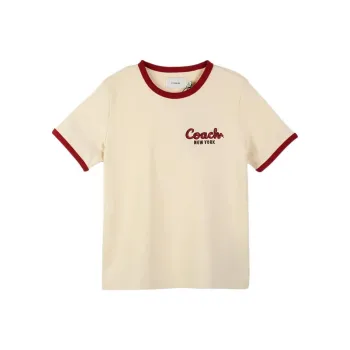COACH T Shirts Women's Beige