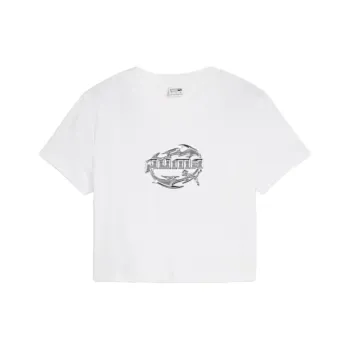 PUMA GRAPHICS T-Shirts Women's White