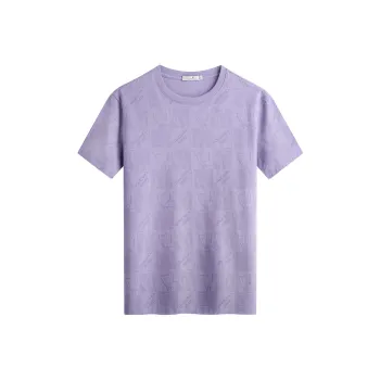 Dance With Wolves T Shirt Men's Light Purple