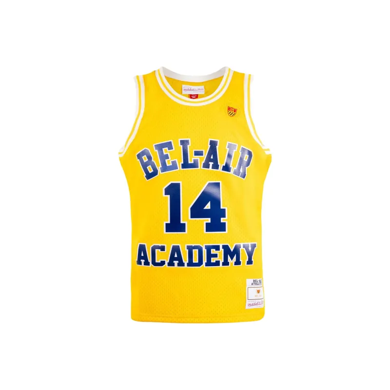 Mitchell Ness Basketball Jerseys Unisex Yellow-0