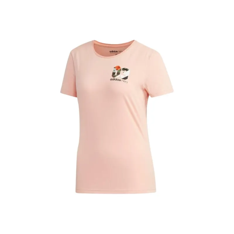 Adidas Neo T Shirt Women's Pink-0
