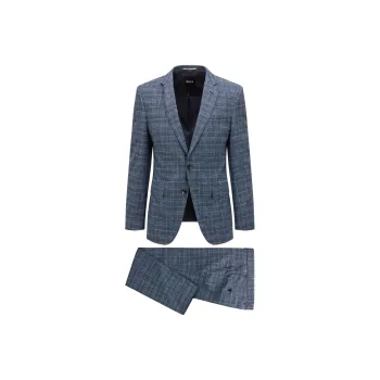 HUGO BOSS Business Suit Men's Blue
