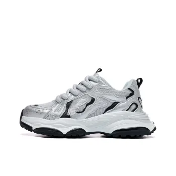 CEDAR HAN Heavy Duty Functional Air Cushion Shock Absorbers Slip Resistant Breathable Low Top Chunky Sneakers