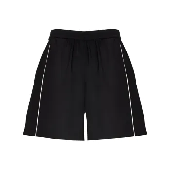 Valentino Side Stripe Drawstring Shorts