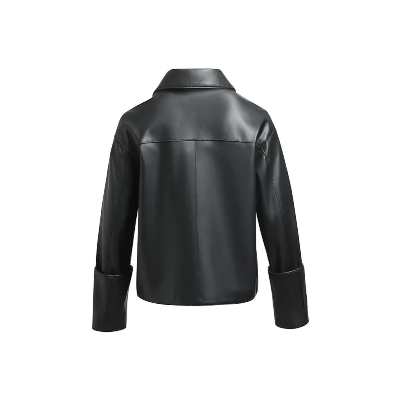 Kele Coco Leather Jacket Women's Black-1
