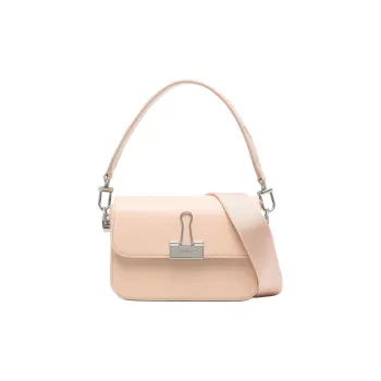 Binder Foldover Top Small Shoulder Bag
