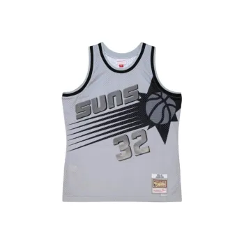 Mitchell Ness Basketball Jerseys Men Gray