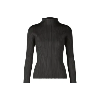 PLEATS PLEASE ISSEY MIYAKE Regular T Shirt Women's Black