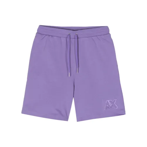 ARMANI EXCHANGEAE SS24 Sports Shorts Men's Purple