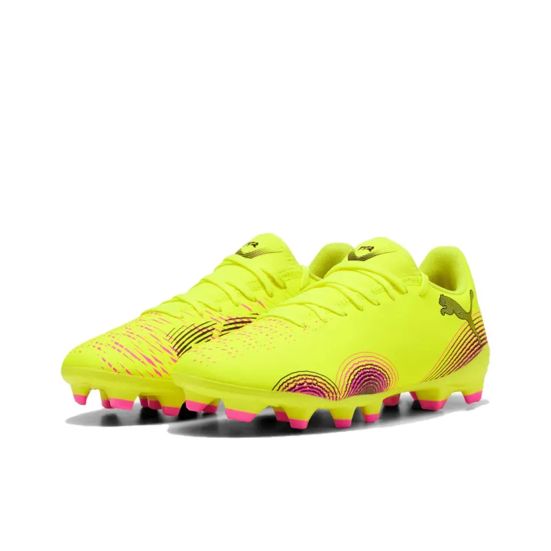PUMA FUTURE 8 Anti Slip Wear Resistant Soccer Shoes Women's Yellow-2