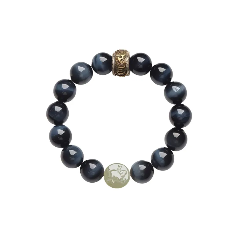 Yi Mingju Tiger's Eye Stone Bracelets Unisex-6