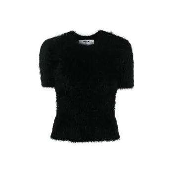 MSGM Crop Tops Women's Black