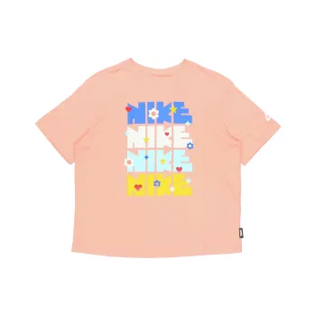 Nike Drop Shoulder Sleeve T Shirt Women's Pink