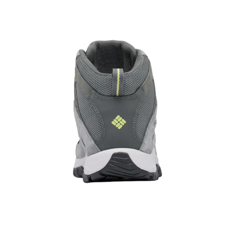Columbia Crestwood Anti Slip Wear Resistant Mid Top Outdoor Shoes Men's Gray-3