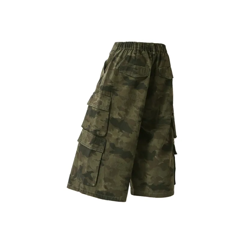 SOLIDITY Cargo Shorts Unisex Camouflage-2