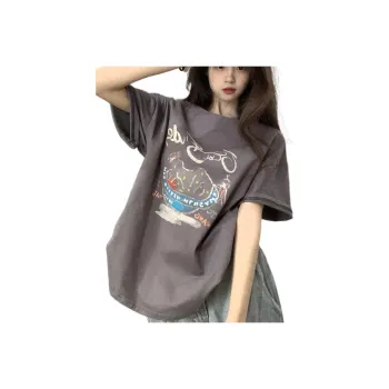 HUASJ T-Shirt Women's Dark Gray