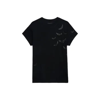 Zadig & Voltaire Anya Diamante Wings T Shirt
