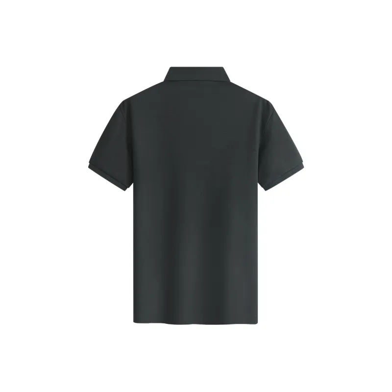 Dance With Wolves Polo Shirt Men's Carbon Gray-1