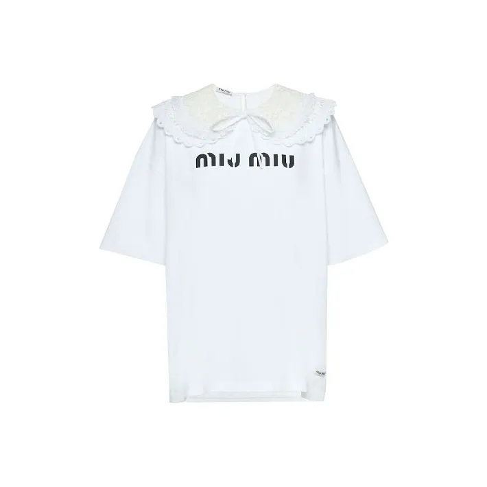 MIU MIU T-Shirts Women's White-0