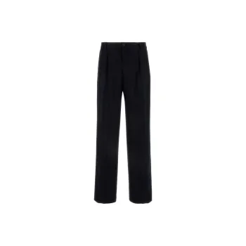 DRIES VAN NOTEN Pleat Detailed Straight Leg Pants