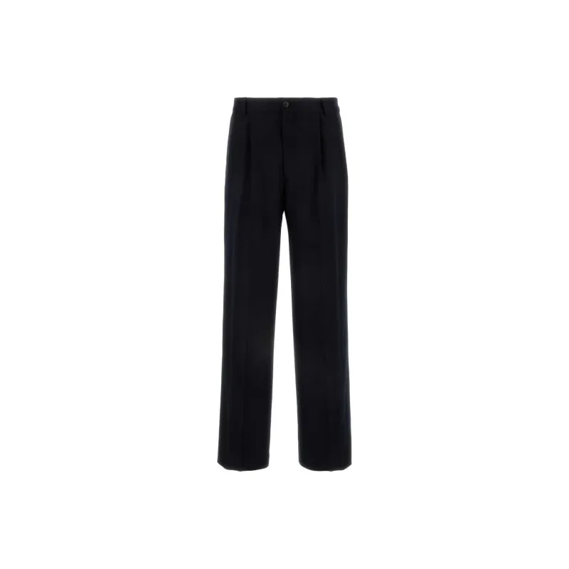 DRIES VAN NOTEN Pleat Detailed Straight Leg Pants-0