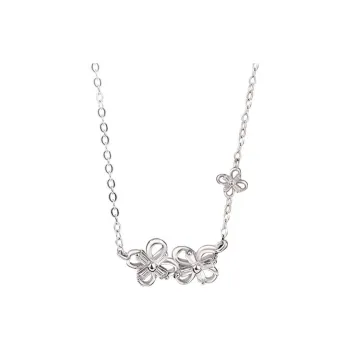 Happy Tide S999 Fine Silver Necklaces Women's