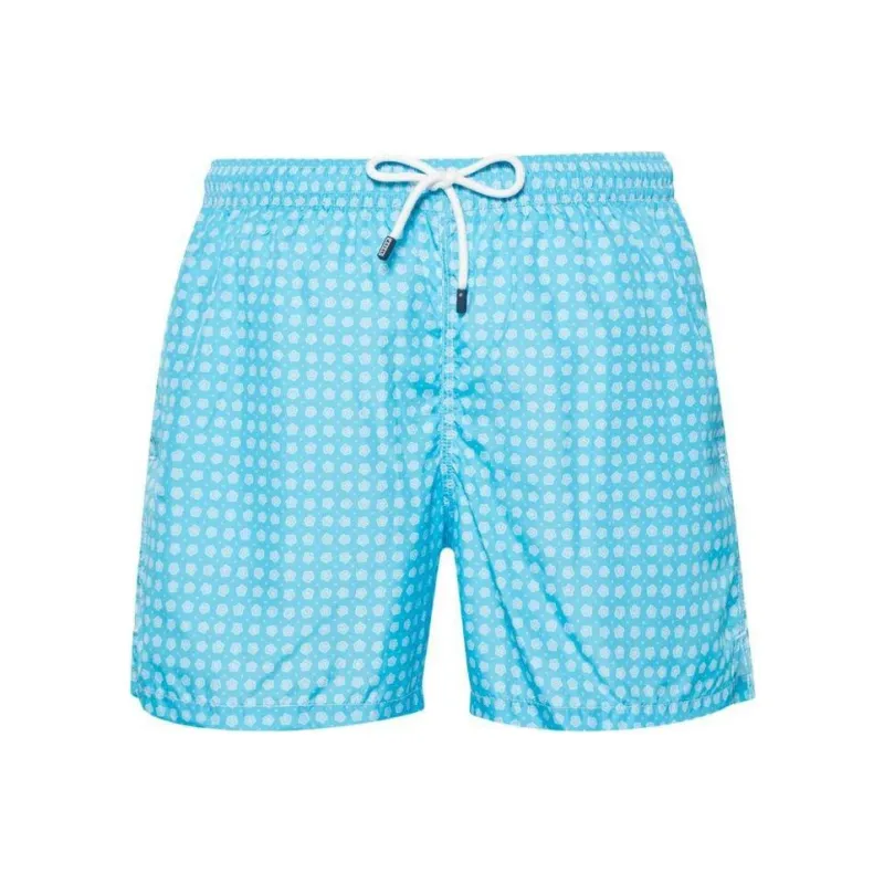 FEDELI Madeira Floral-print Swim Shorts-0