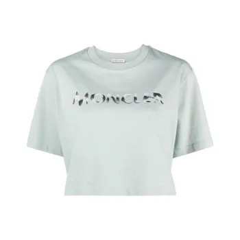 Moncler Crop Tops Women's Green