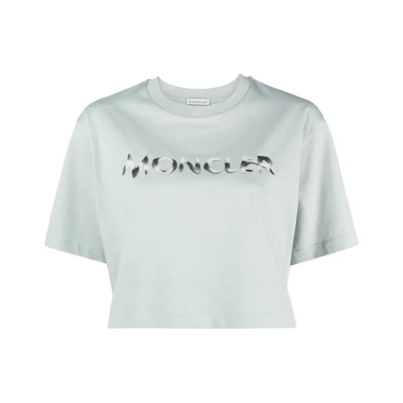 Moncler Crop Tops Women's Green-0