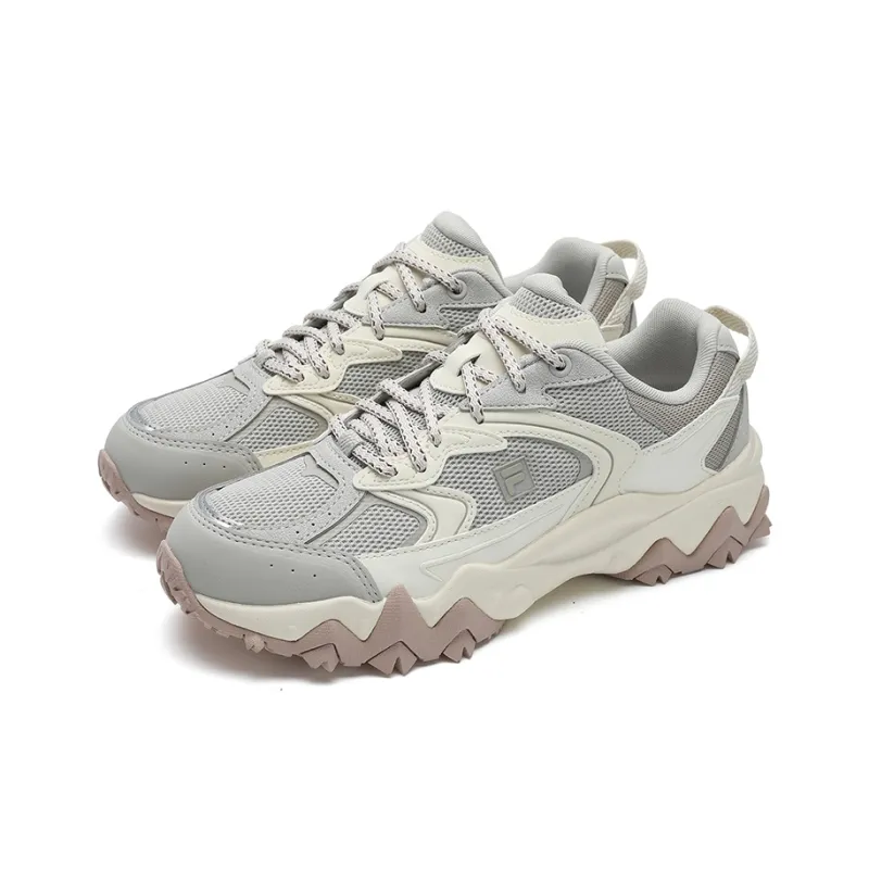 FILA OAKMONT 2S Oakmont 2S Anti Slip Wear Resistant Low Top Chunky Sneakers Women's Silver-2