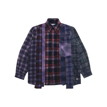 Needles X Needles Rebuild Plaid Shirt