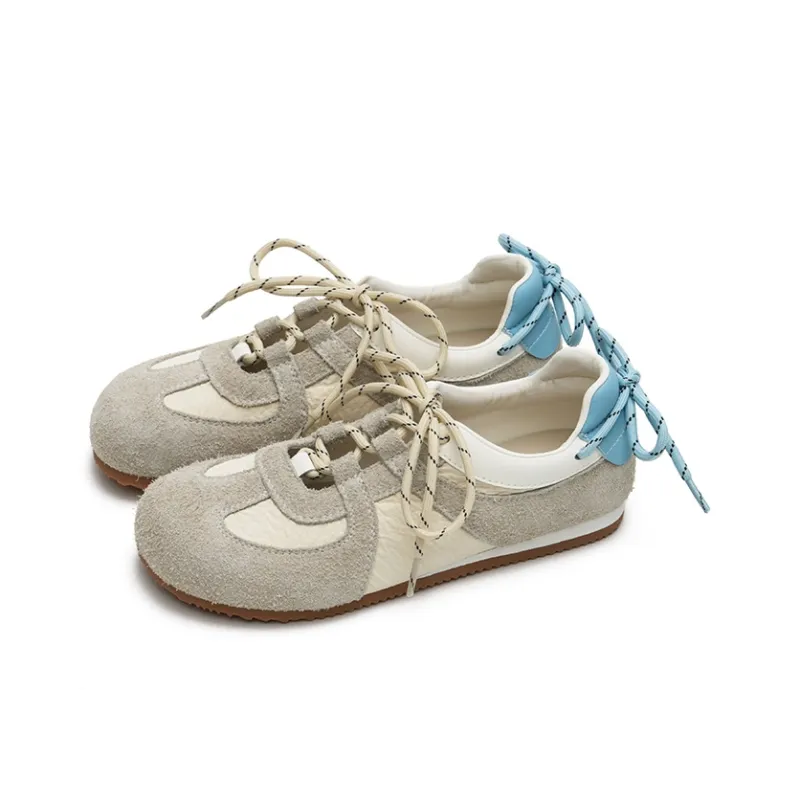 MASOOMAKE German Army Trainers Breathable And Lightweight Low Top Casual Shoes Women's-5