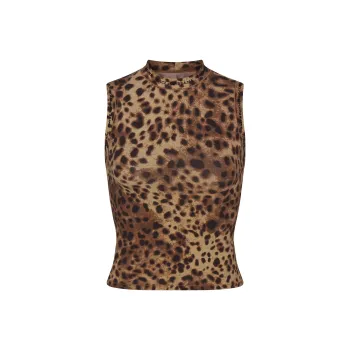 Skims DOLCE&GABBANA Collaboration Tank Tops Women's LEOPARD/Leopard Print