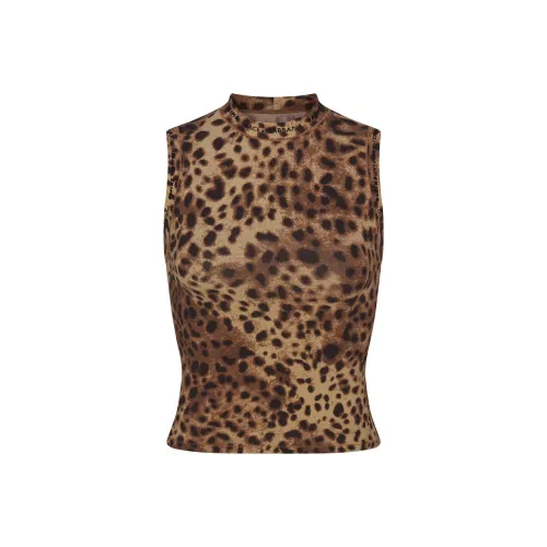 Skims DOLCE&GABBANA Collaboration Tank Tops Women's LEOPARD/Leopard Print