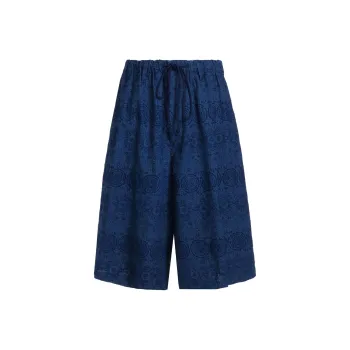 Yohji Yamamoto FW24 Casual Shorts Men's Blue