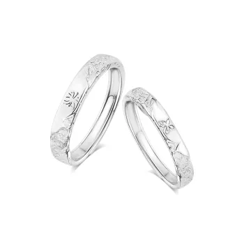 BLANK IN BLANK Sterling Silver Rings Unisex