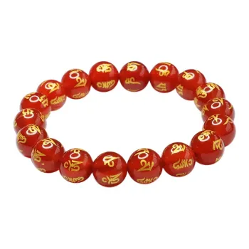 The Years Are Quiet Agate Bracelets Unisex