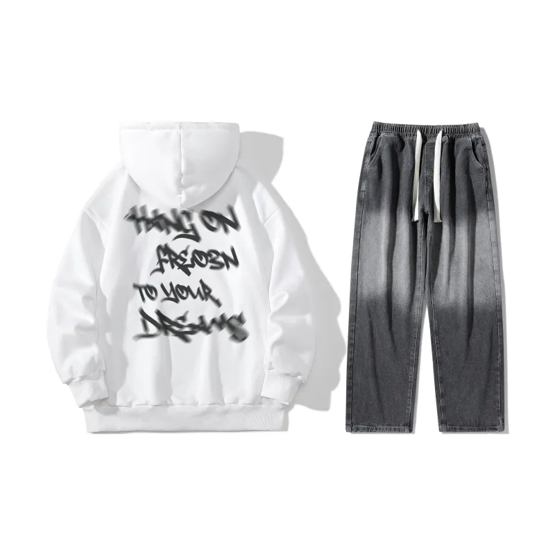 FREO3N Sweatshirt Sets Unisex-24