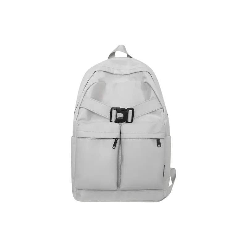 SUN EARTH &U Oxford Patchwork PU Backpack Unisex Multicolor-2