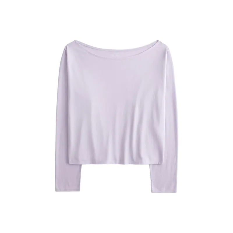 Hollister T-Shirt Women's Purple-0