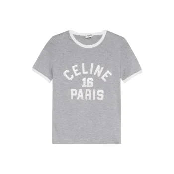 CELINE Regular T Shirt Women's Gray