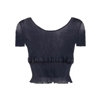 Jacquemus Crop Tops Women's Navy