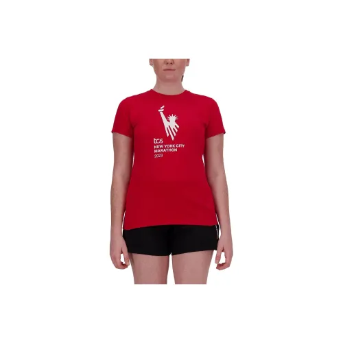 New Balance T-Shirts Women's Red