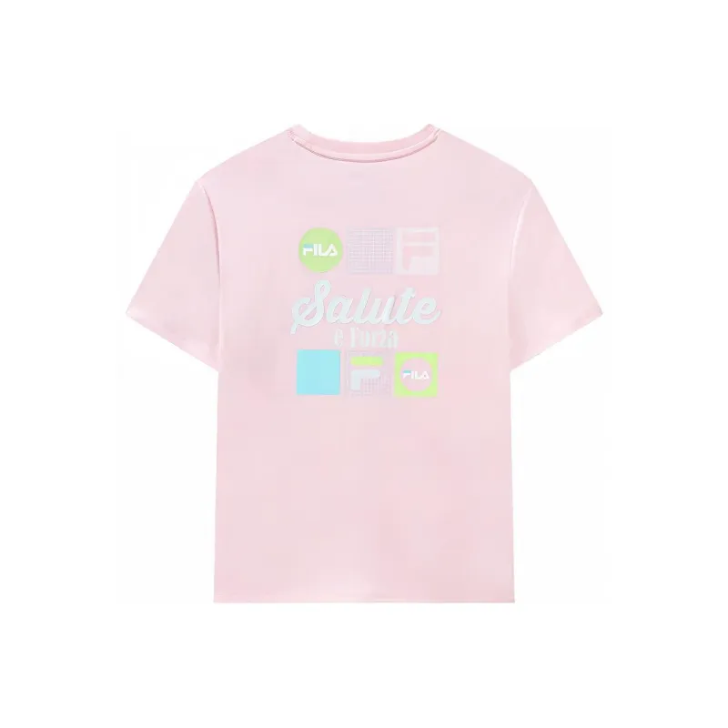 FILA T Shirts Women's Baskin Robbins Pink-0