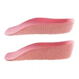 [2.5cm+3.5cm]Height Increase Half-Length Insoles-Pink
