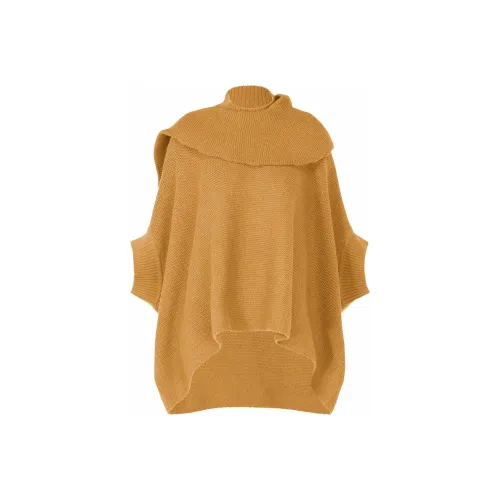 ISSEY MIYAKE FW22 Loose Fit Sweater Women's Ginger Yellow