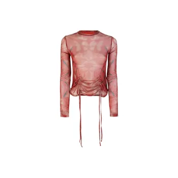 Vision Of Super Crewneck Long Sleeved Drawstring Top