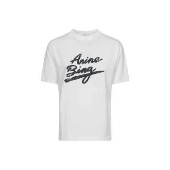 Anine Bing Jaylin Logo Printed T Shirt