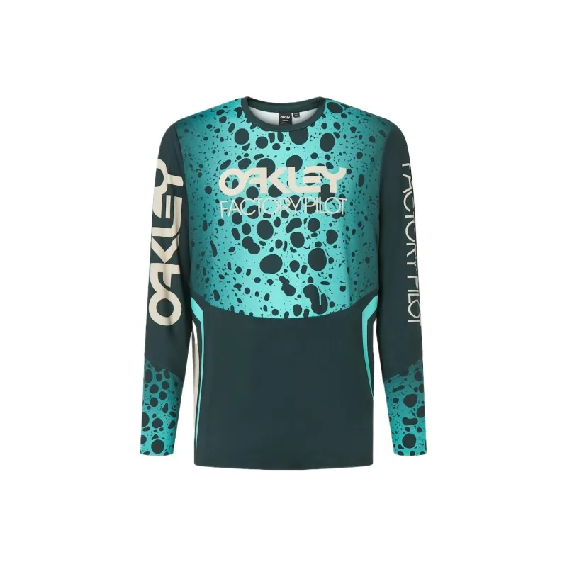 Oakley Maven Rc LS Jersey Cycling Clothing Men's Green-0