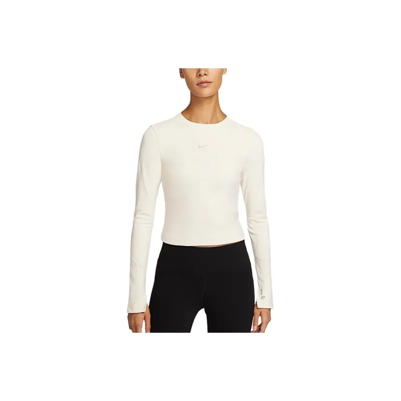 Nike Dri-Fit T-Shirt Women's Light Ivory White-0